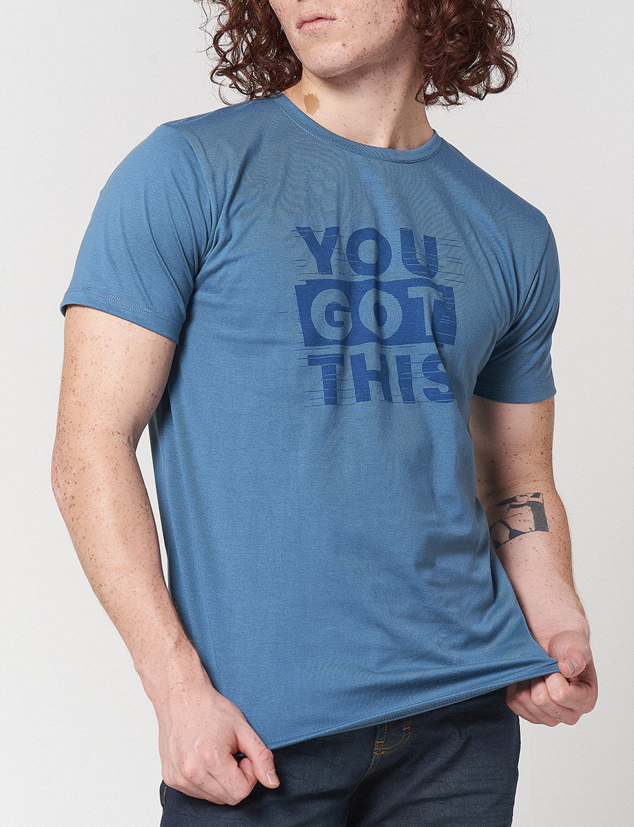 Camiseta You Got This Azul Piedra