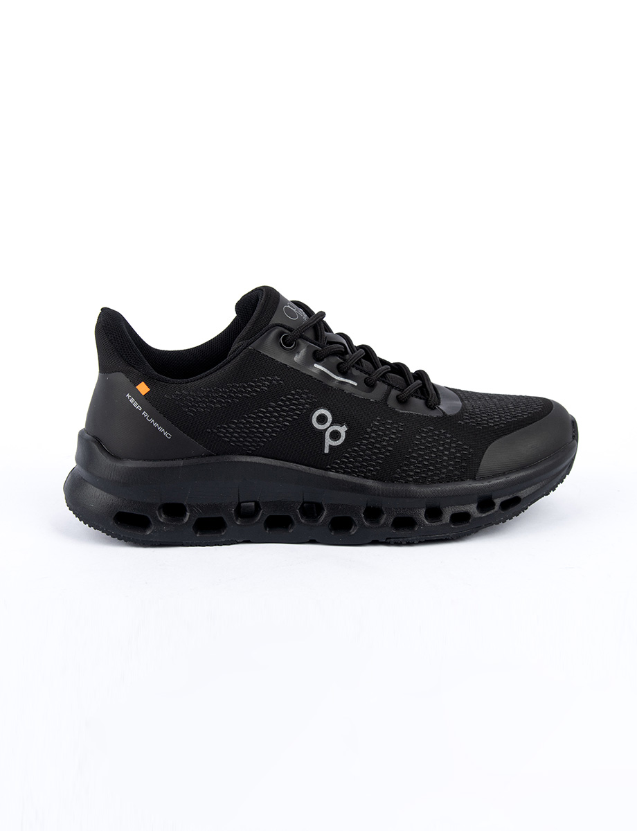Sneaker Negro con Cordones | OP