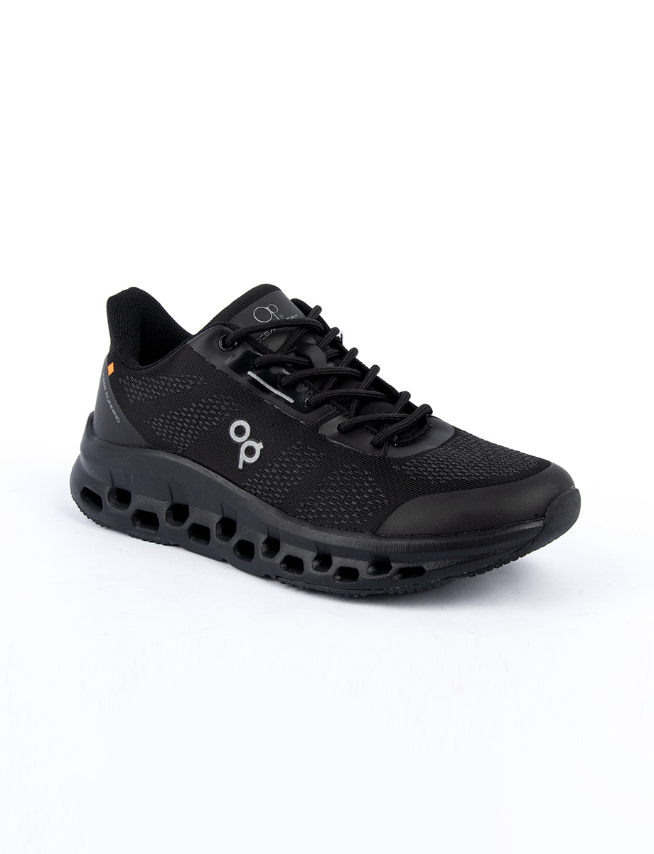 Sneaker Negro con Cordones | OP