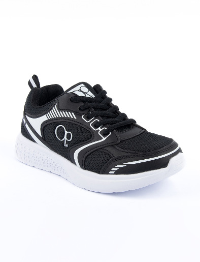 Sneaker Negro Cordones | OP