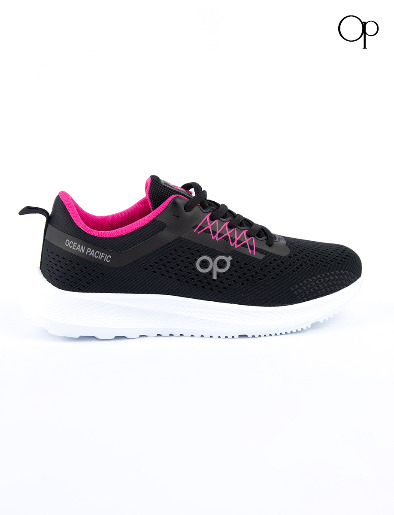 Sneaker Negro Cordones | OP