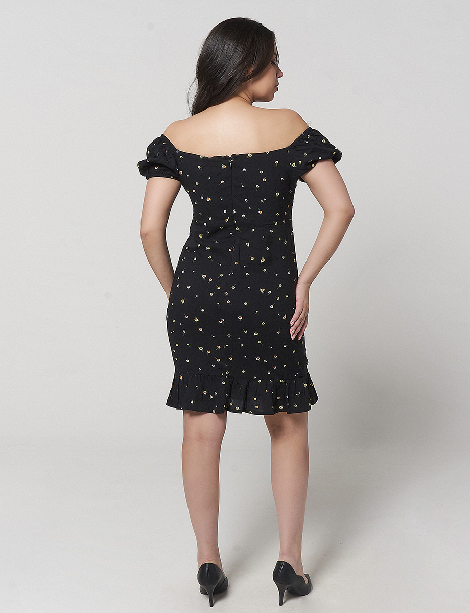 Vestido Campesino Negro
