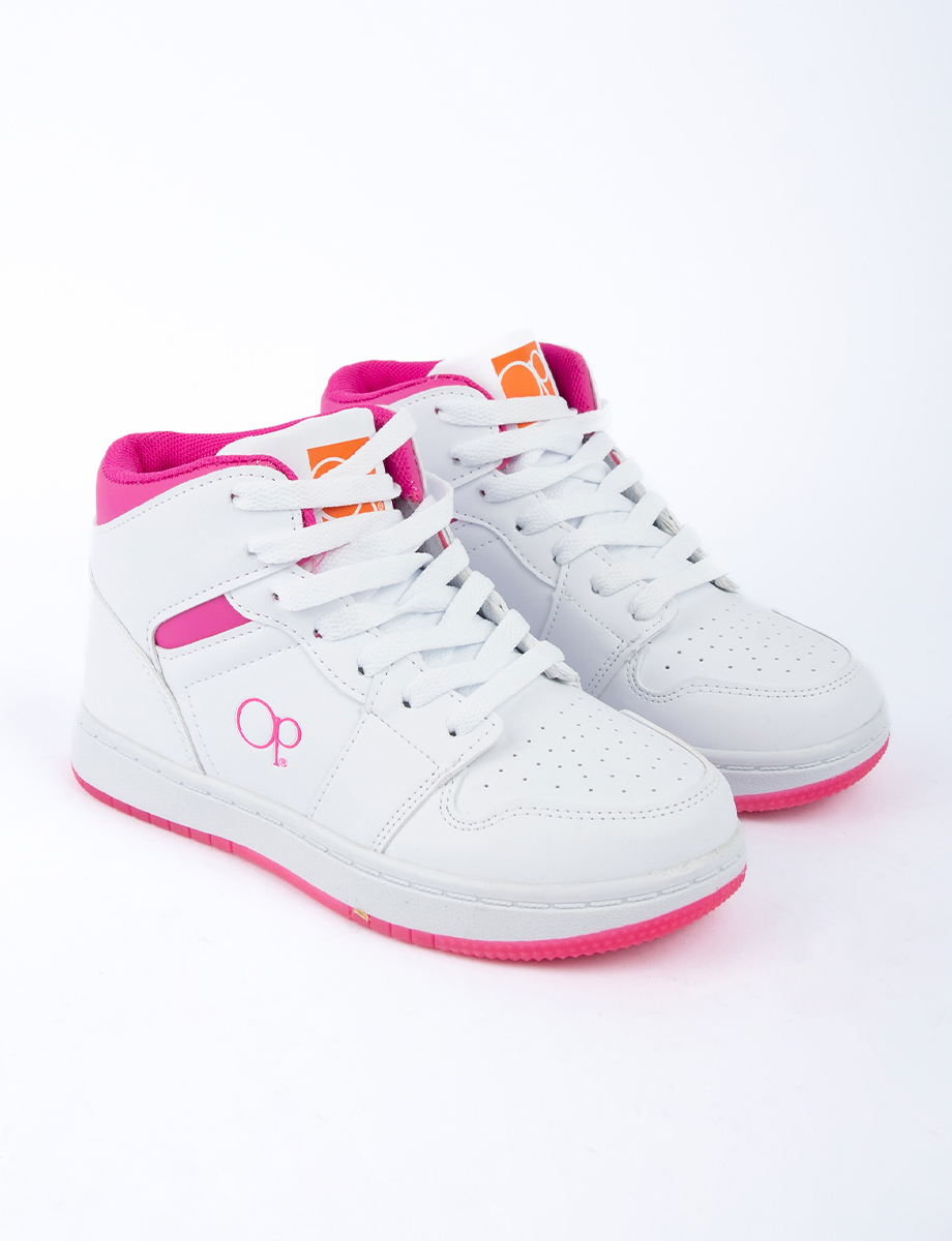 Bota Combinado Blanco-Rosado | OP