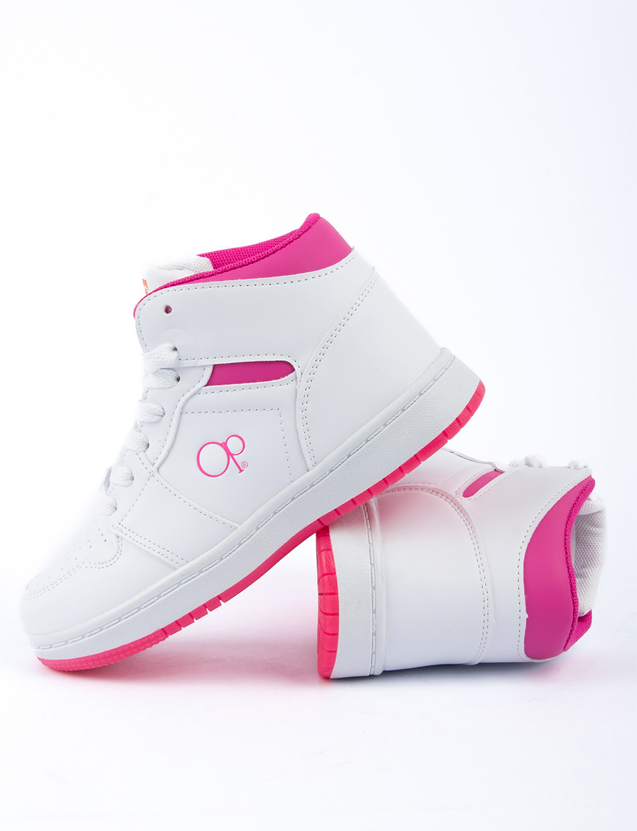 Bota Combinado Blanco-Rosado | OP
