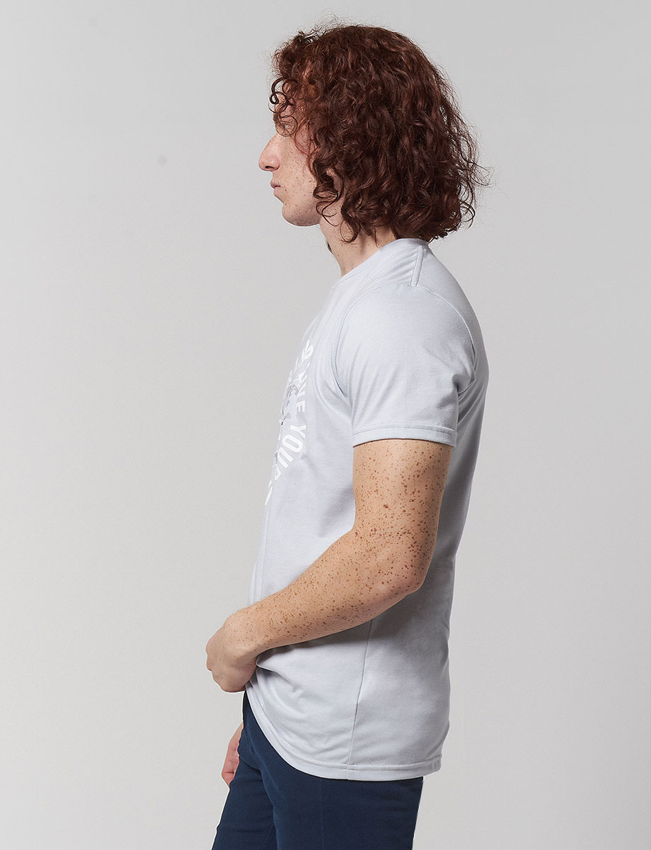 Camiseta Life Gris Claro