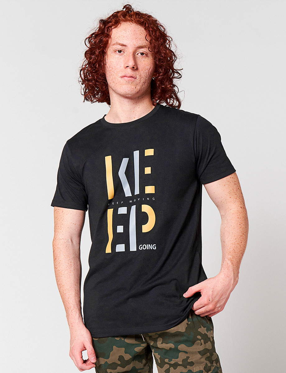 Camiseta Keep Negro