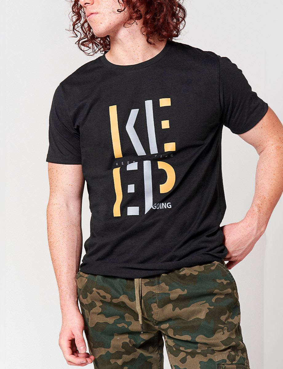 Camiseta Keep Negro