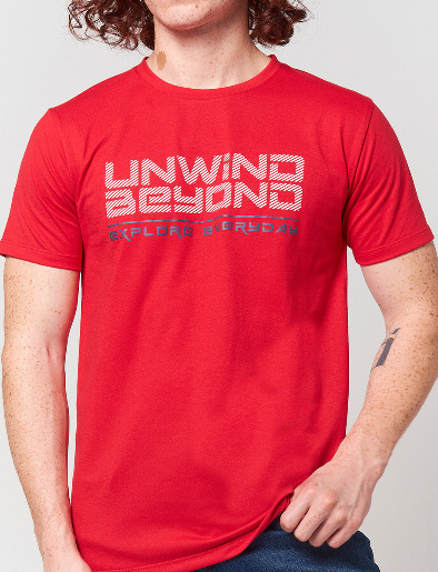 Camiseta Unwind Rojo