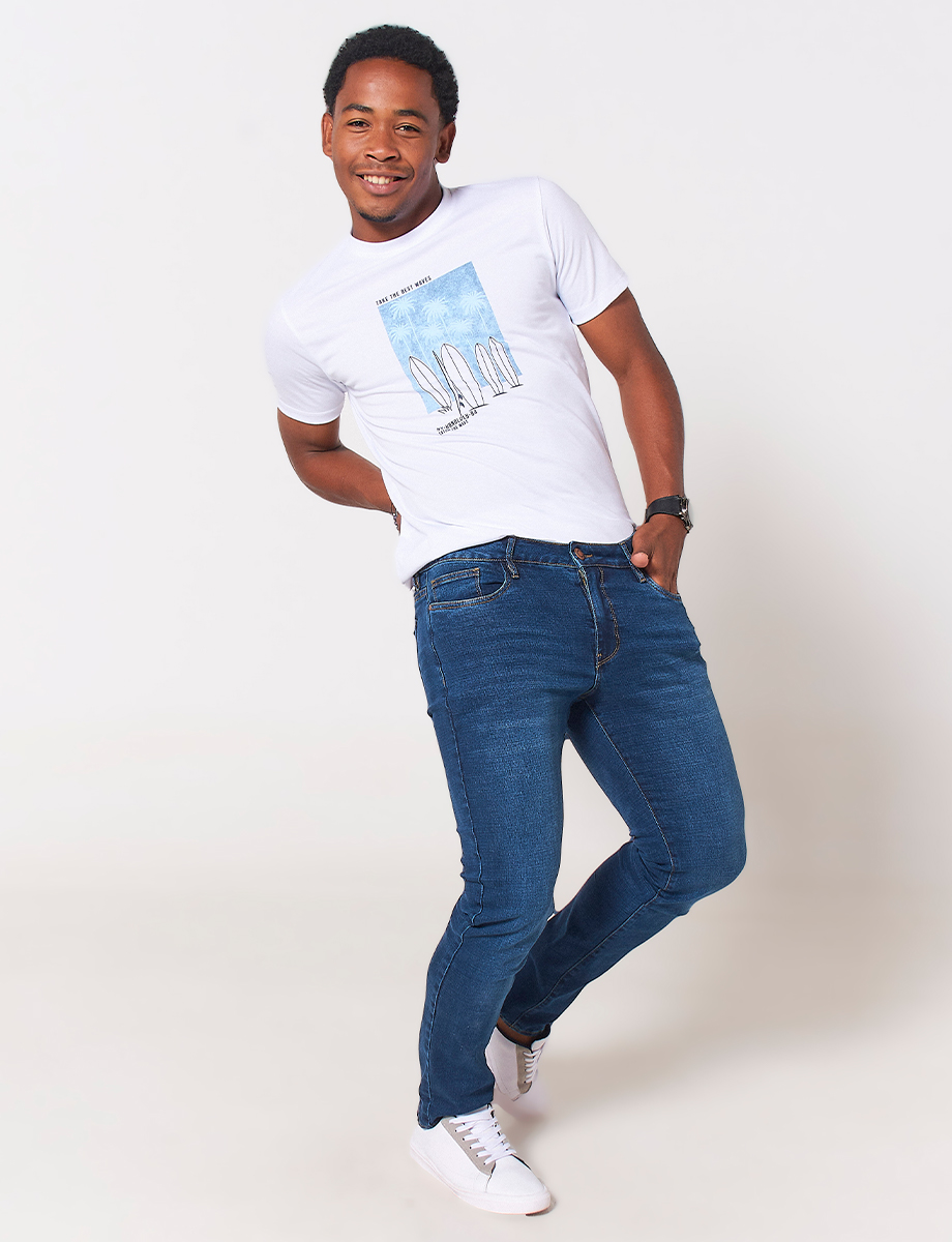 Jean Stretch Azul Oscuro