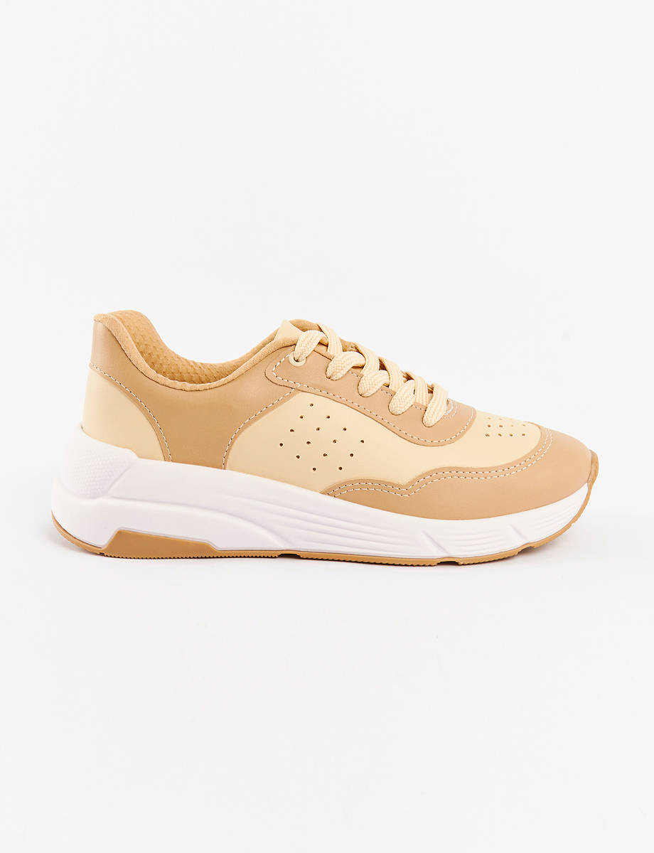 Sneakers Chica Crema