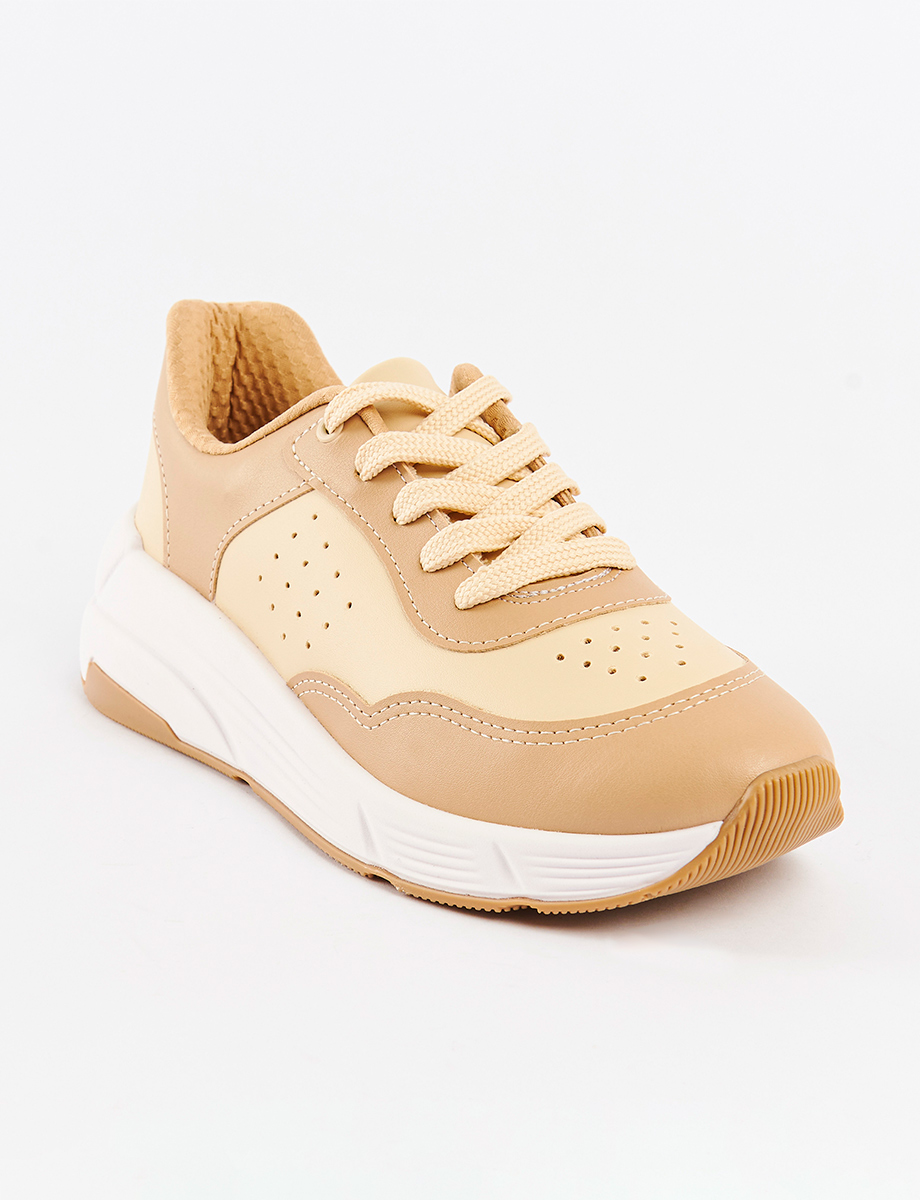 Sneakers Chica Crema