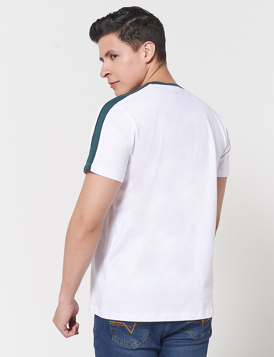Camiseta Parche S Blanco