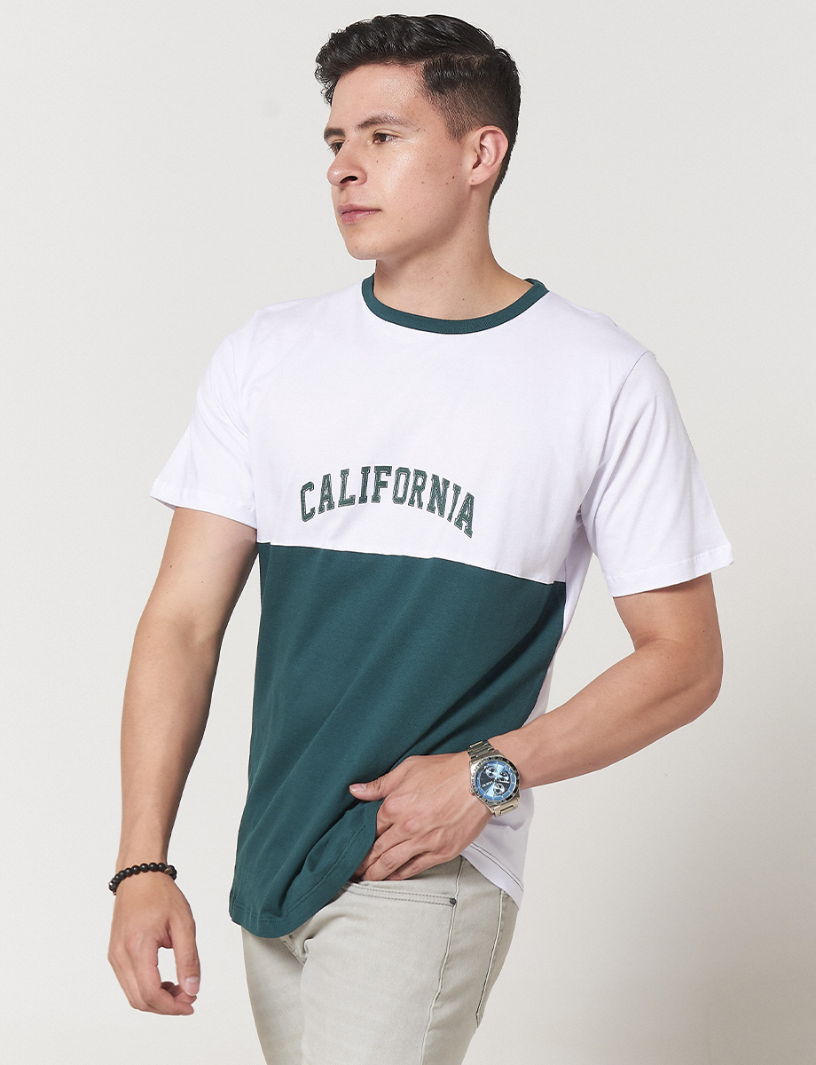Camiseta Bloque de Color California