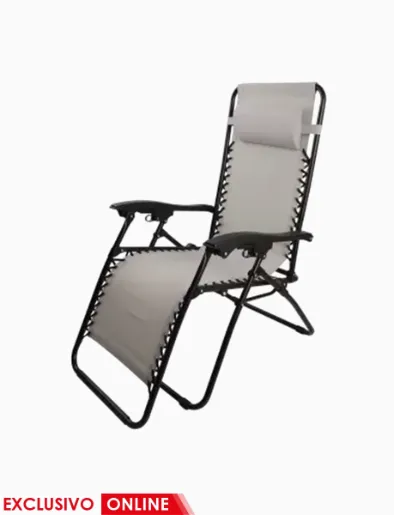 Silla Relax con Estructura Metálica para Exteriores | Home& Living
