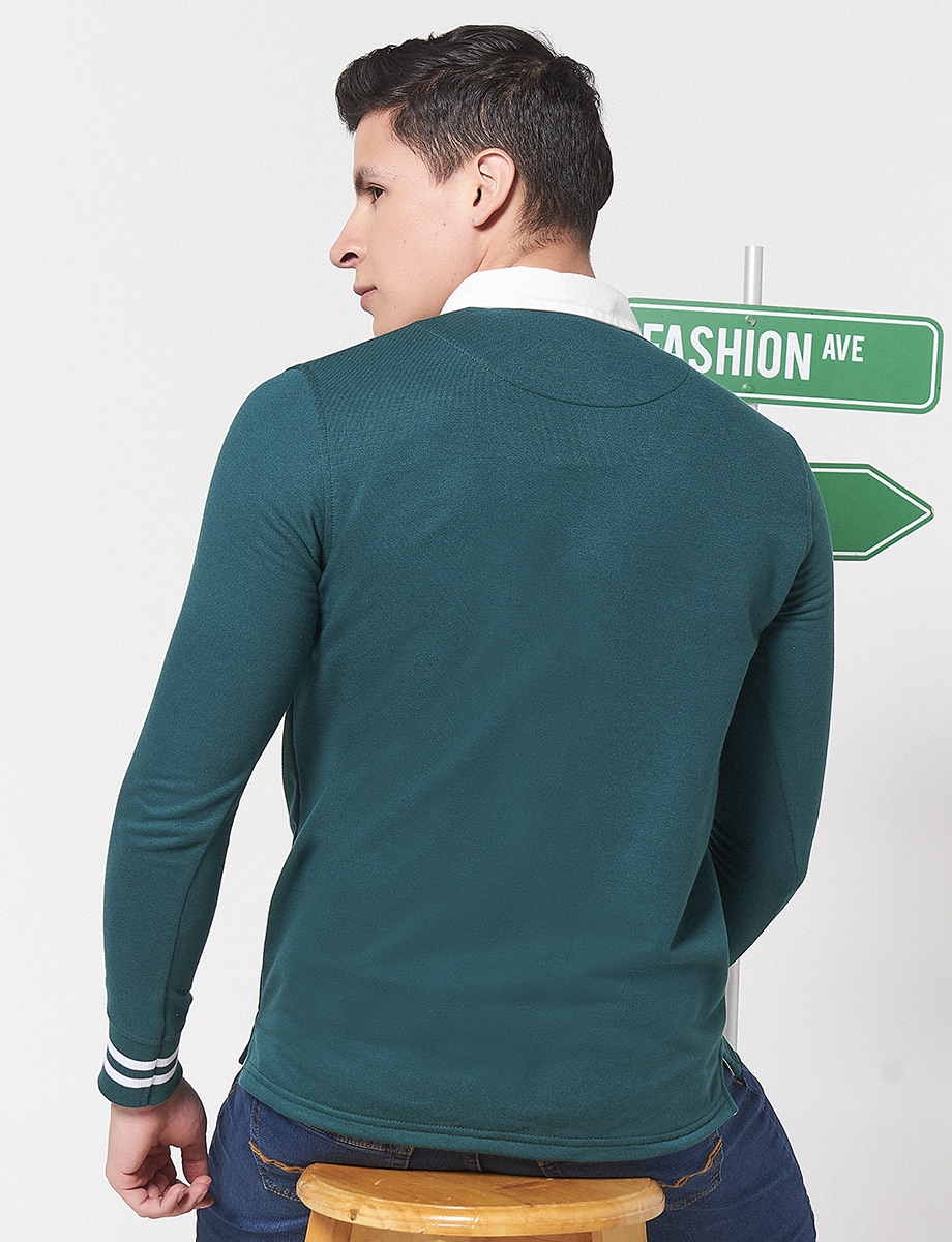 Buzo con Parche W Verde
