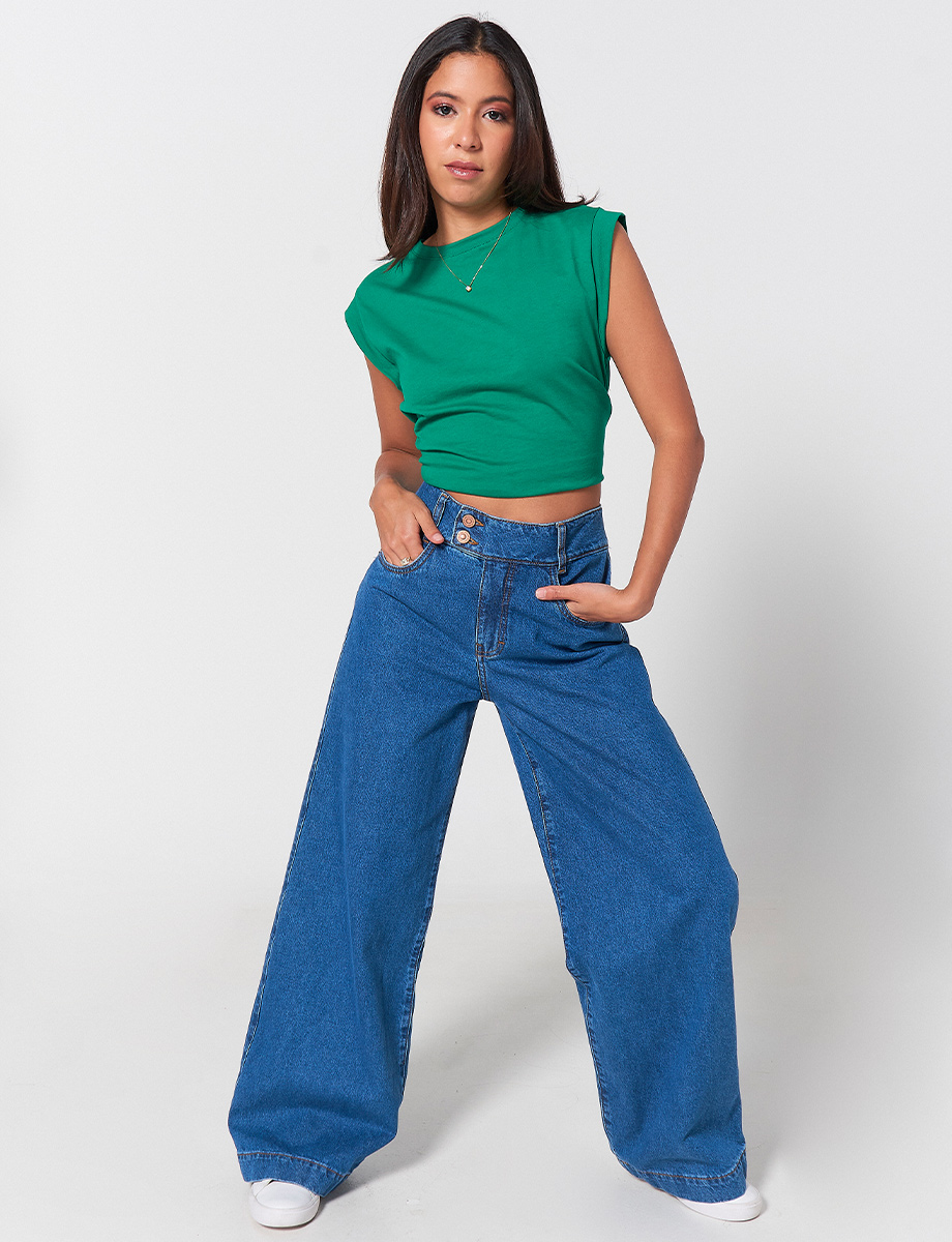 Jean Basta Ancha azul JEANS Y PANTALONES JEANS Y PANTALONES MODA