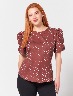 Blusa Puntos Cafè