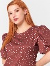 Blusa Puntos Cafè