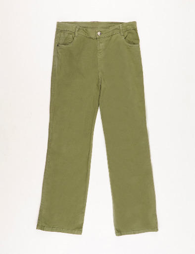 Pantalón Wide Leg Verde