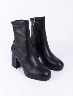 Bota Taco cuadrado Negro