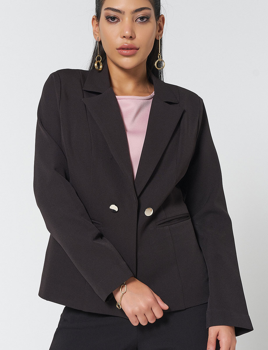 Blazer Corto Negro