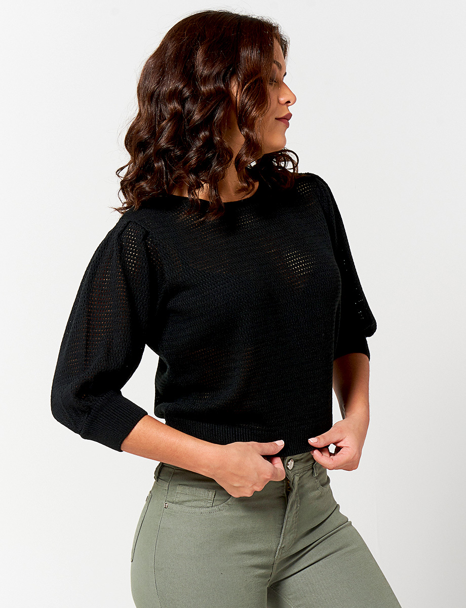 Sweater Tejido Negro