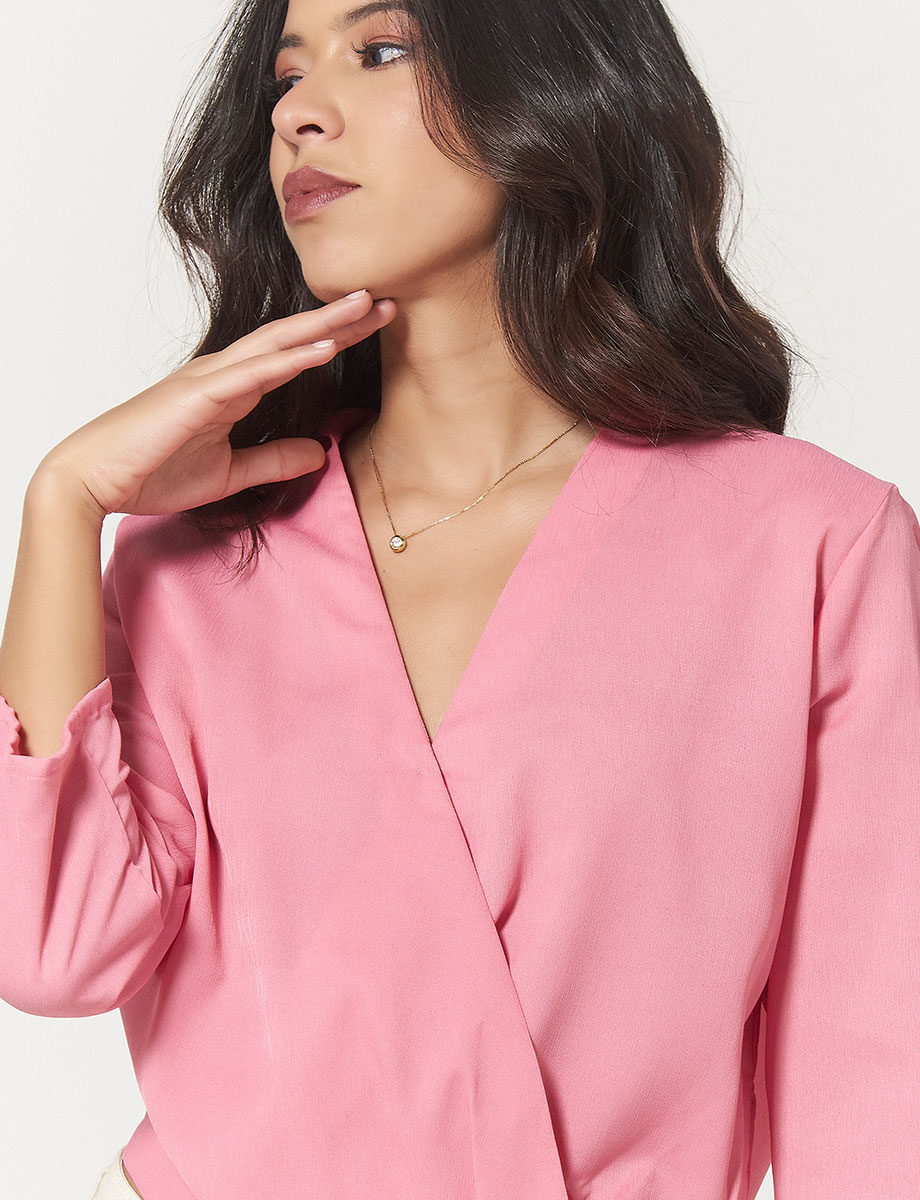 Blusa Cruzada Rosada | BLUSAS | BLUSAS | MODA JUVENIL | MUJERES | Moda ...