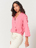 Blusa Cruzada Rosada