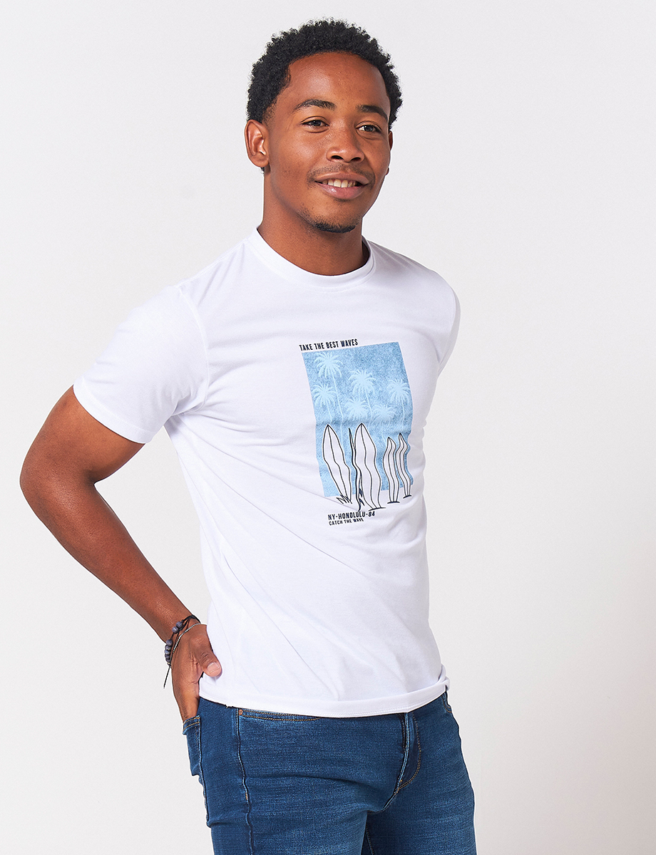 Camiseta Waves Blanco