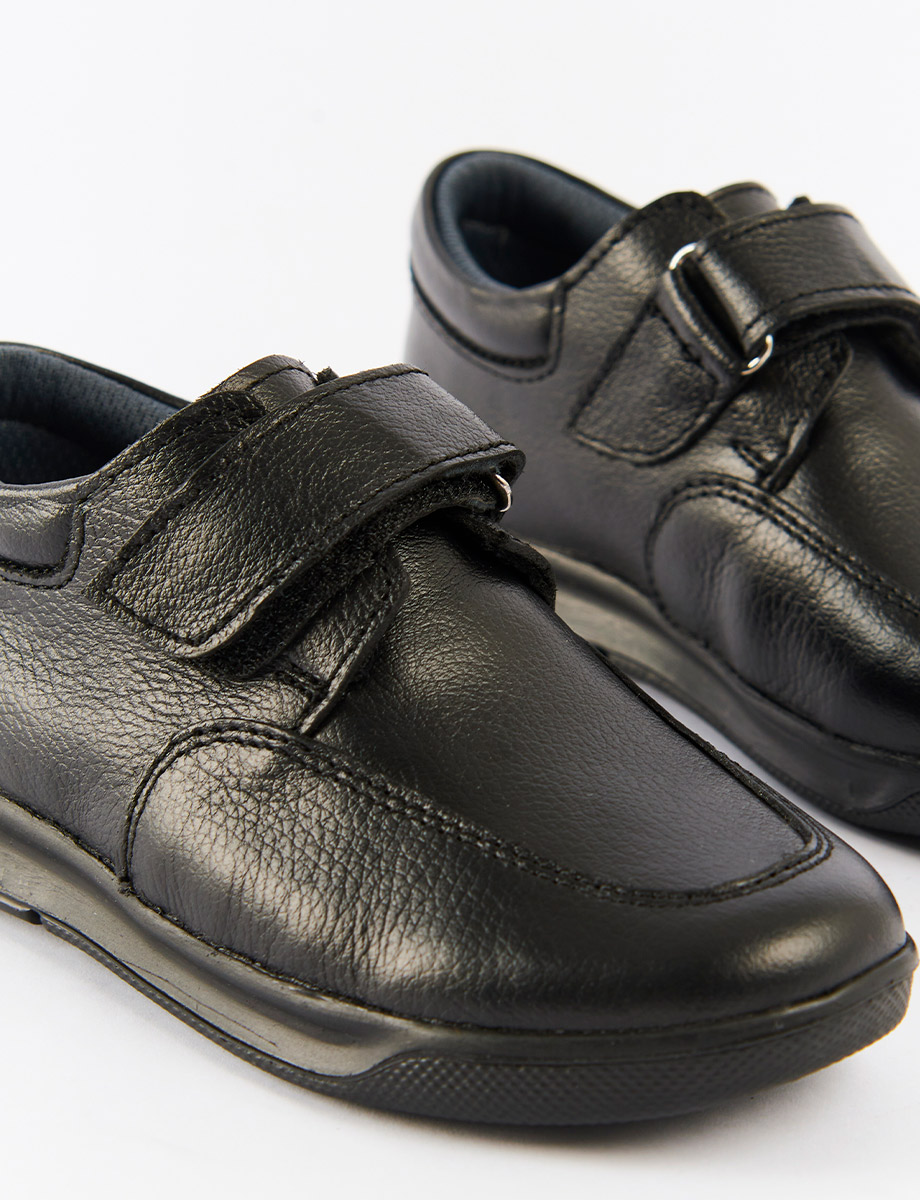 Zapato Casual Slip On con Velcro Negro