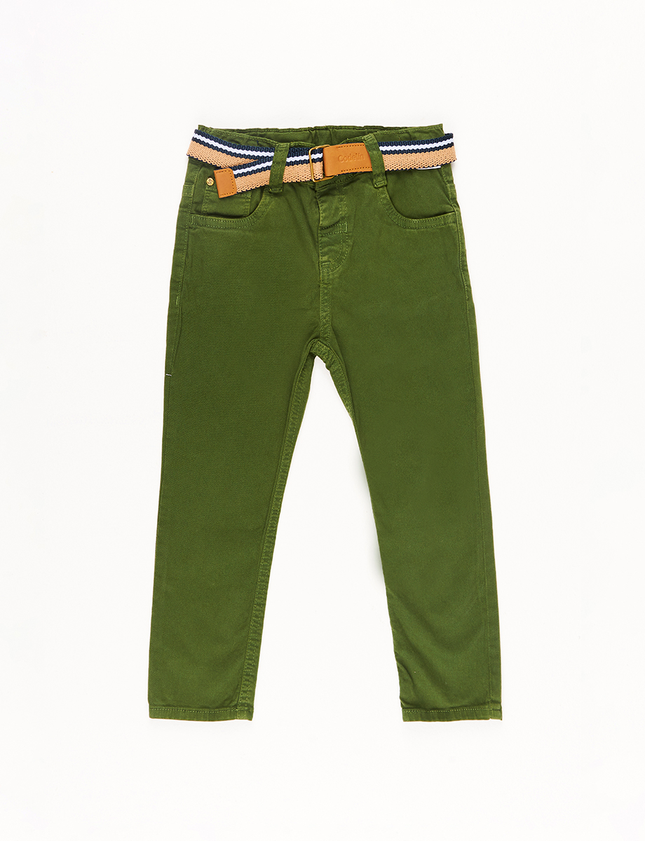 Pantalón Casual Verde Militar