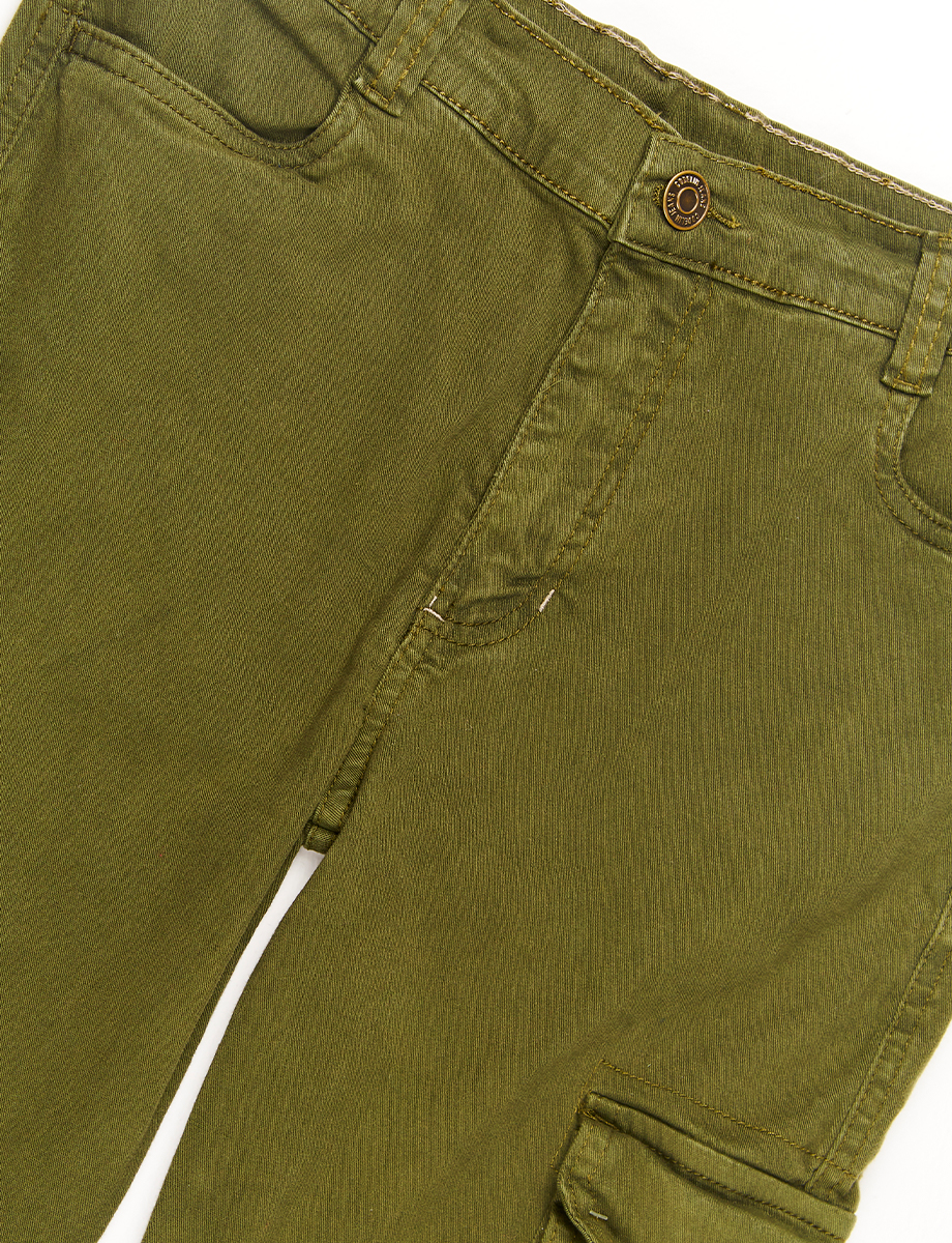Pantalón Cargo Verde Militar