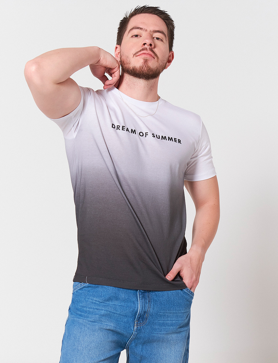 Camiseta con Degradado de Color
