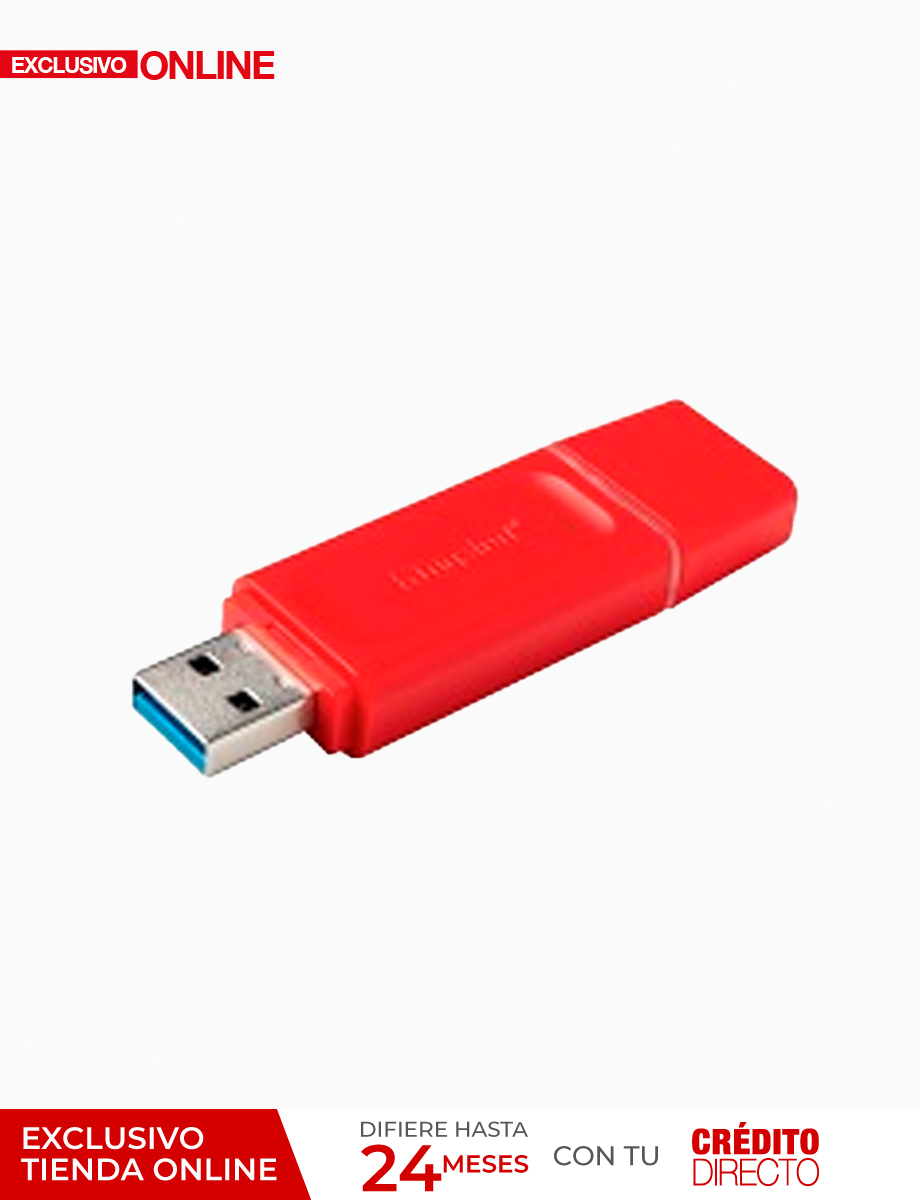 Flash Memory Exodia 64GB Usb 3.0 Rojo | Kingston