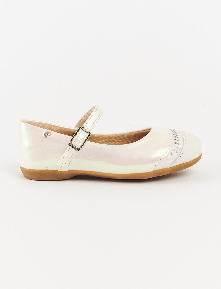 Ballerina Blanca con Apliques