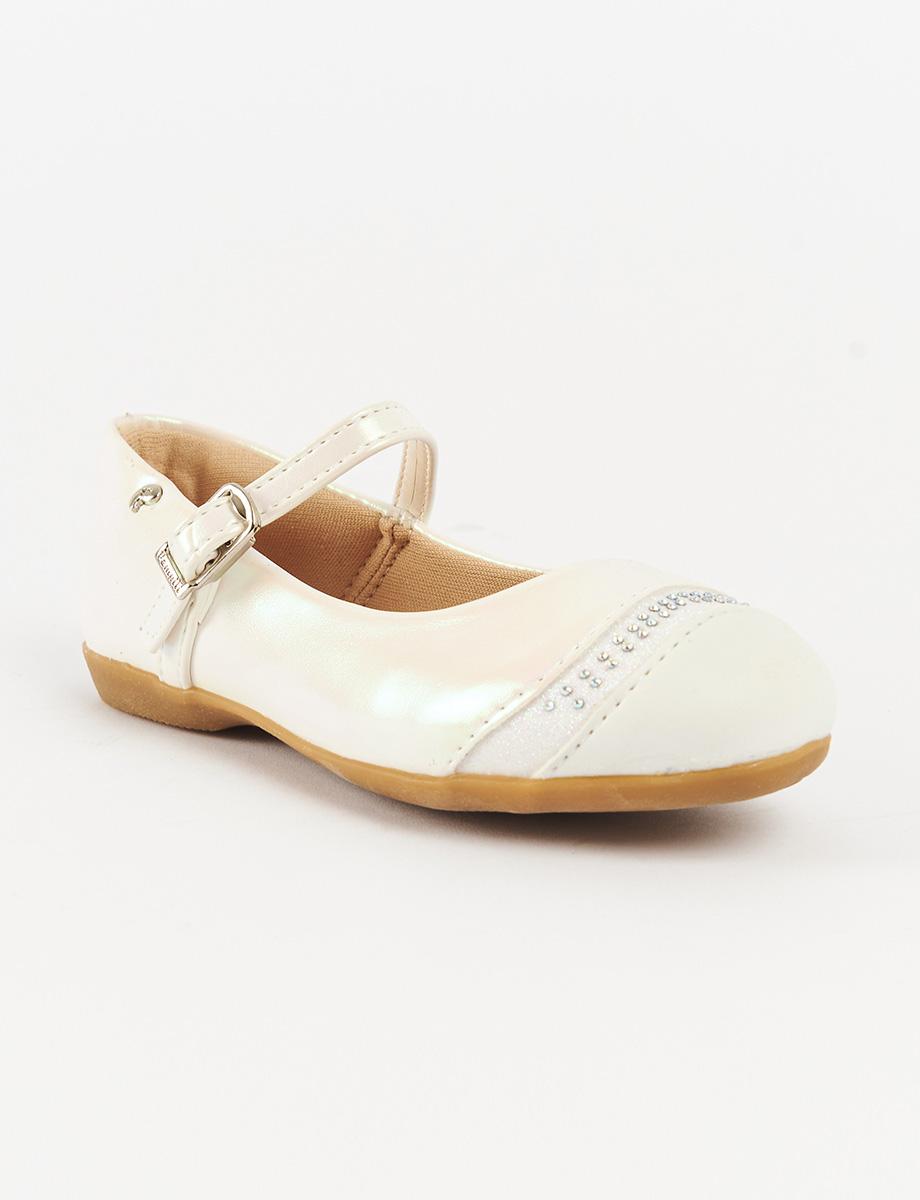 Ballerina Blanca con Apliques
