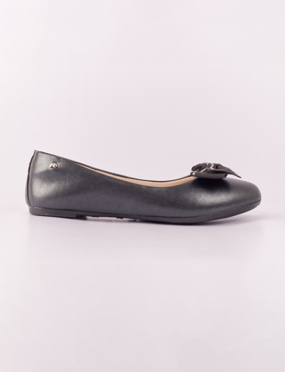 Ballerina Negra con Lazo