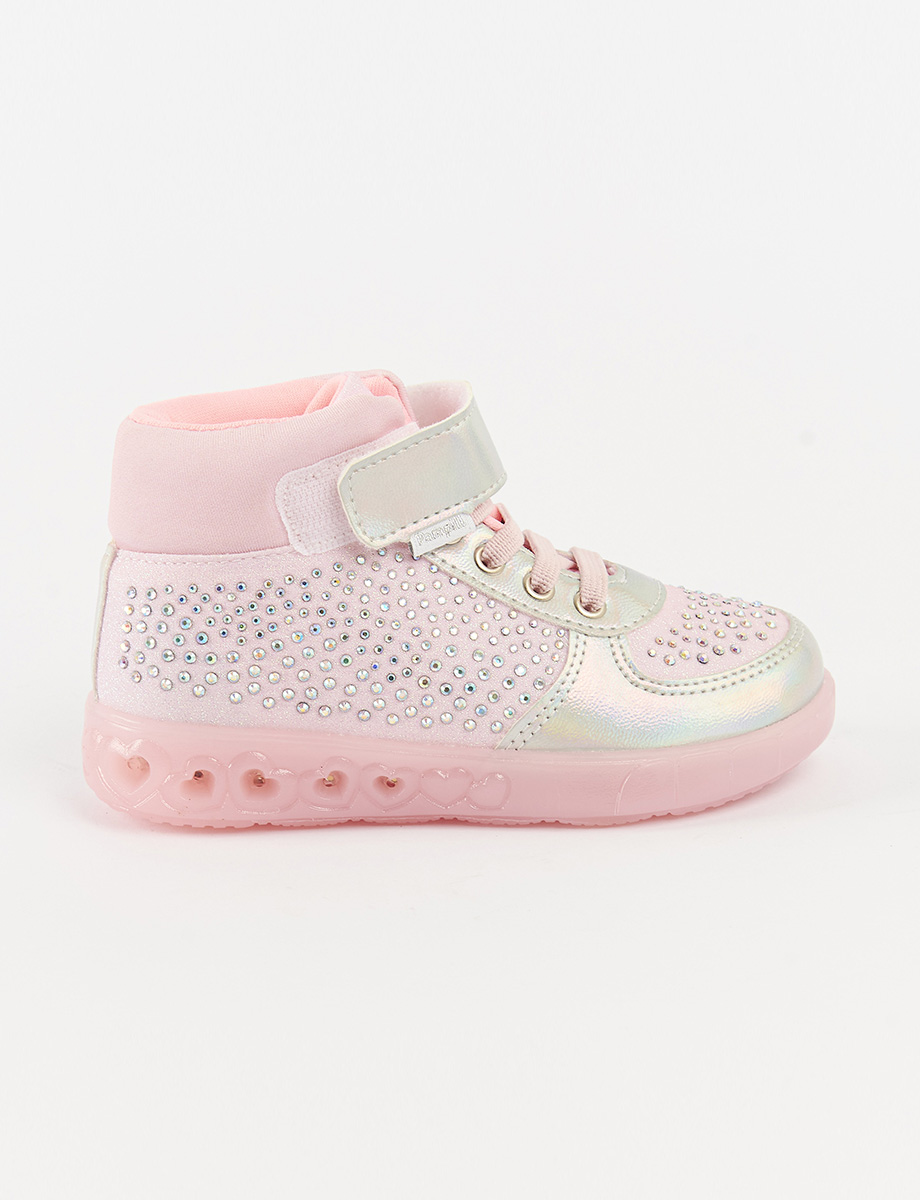 Bota con Apliques Rosado