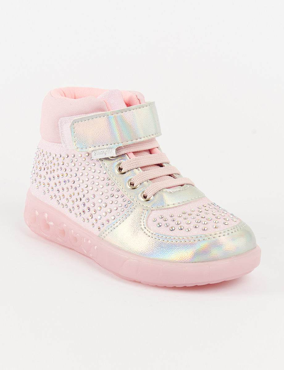 Bota con Apliques Rosado