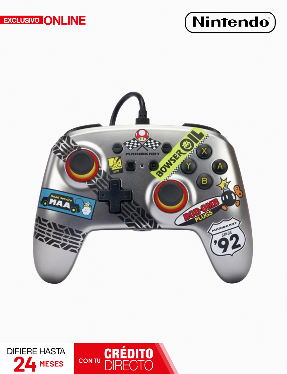 Control Nintendo Switch Edición Mario Kart Cable USB | Nintendo