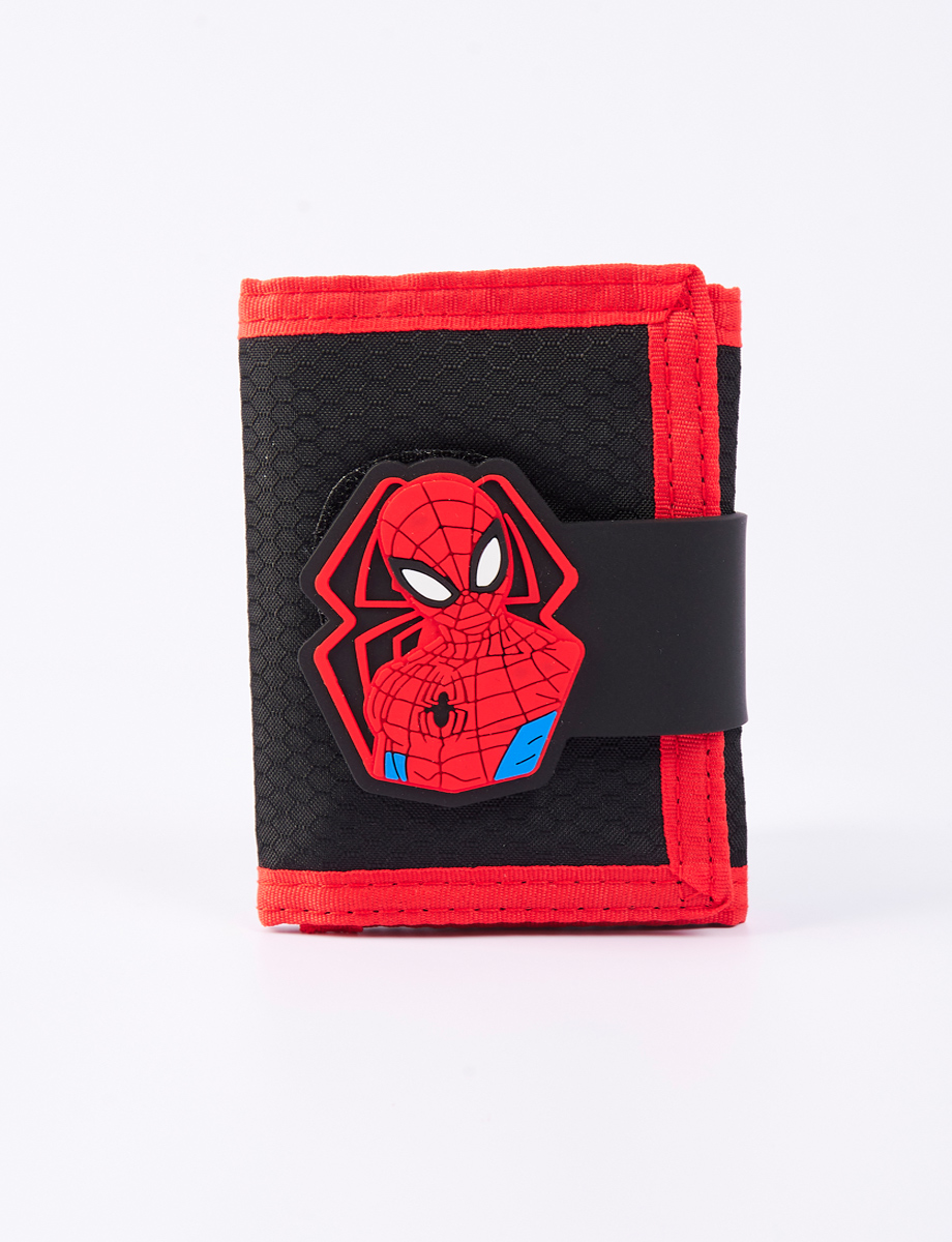 Billetera Deportiva Negra Spiderman