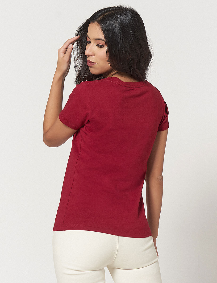 Camiseta Cherry Vino