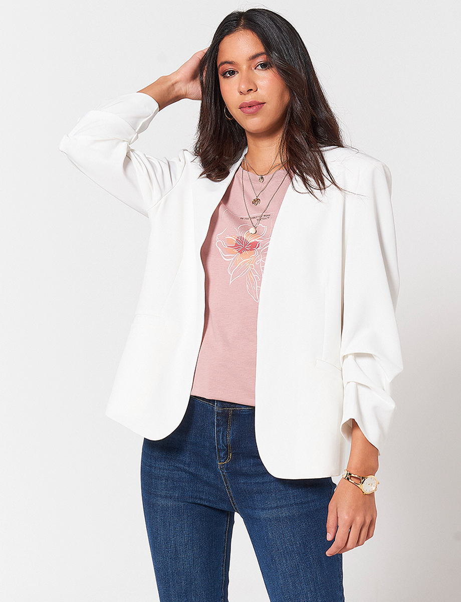 Blazer Blanco Abierto