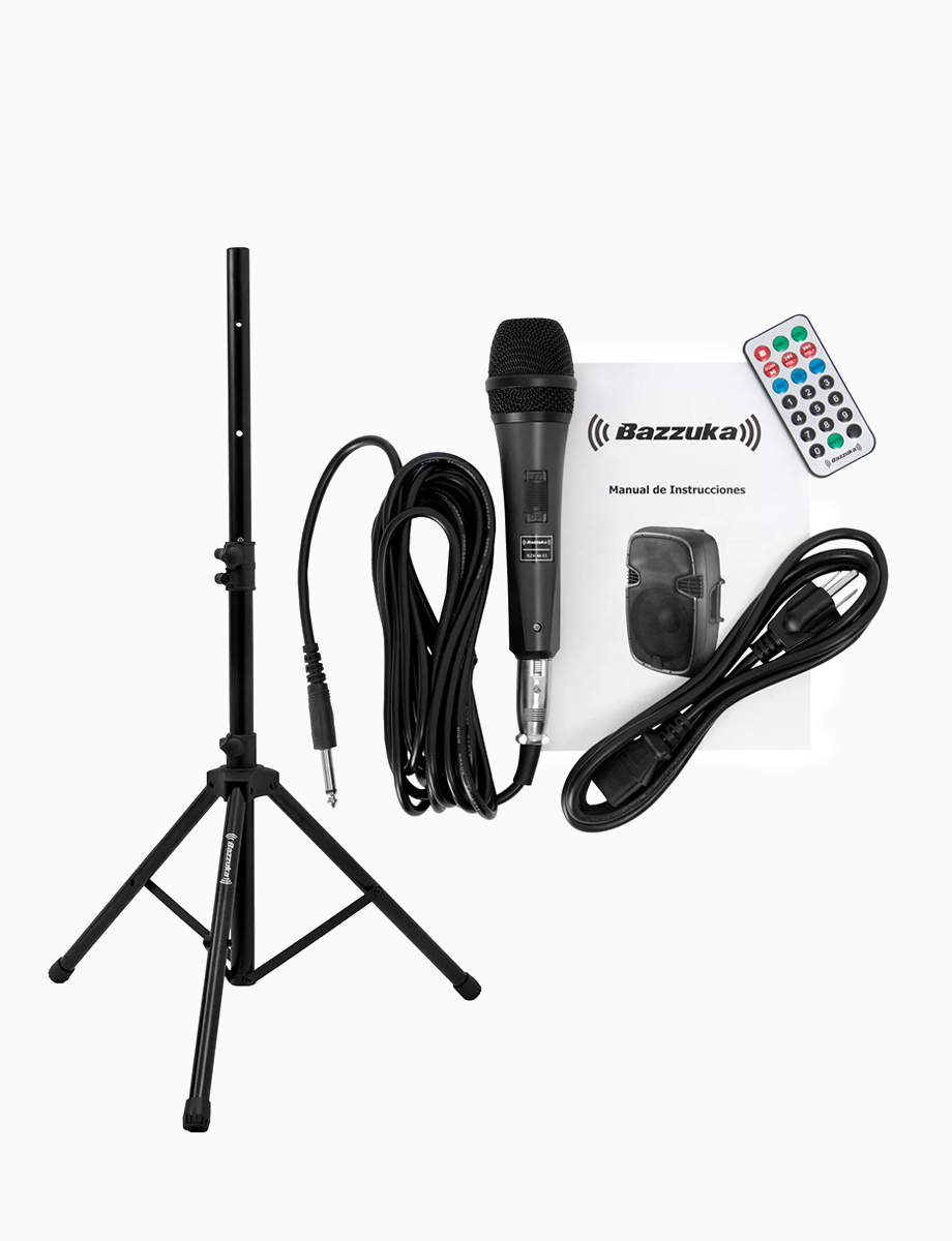 Caja Amplificada B115N-209B Bluetooth Negro | Bazzuka