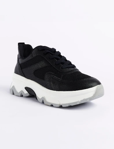 Sneaker Negro/Blanco