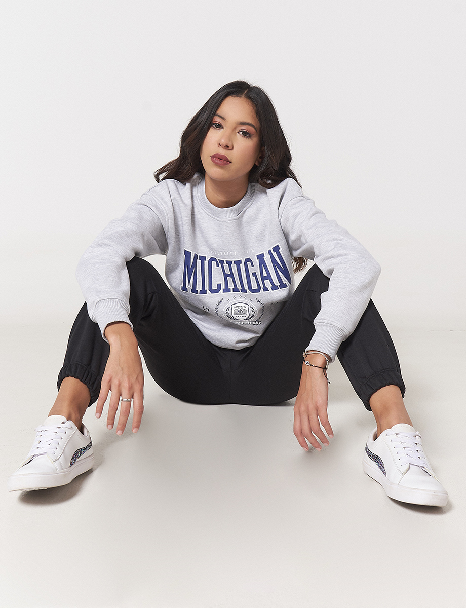Buzo Oversize Gris