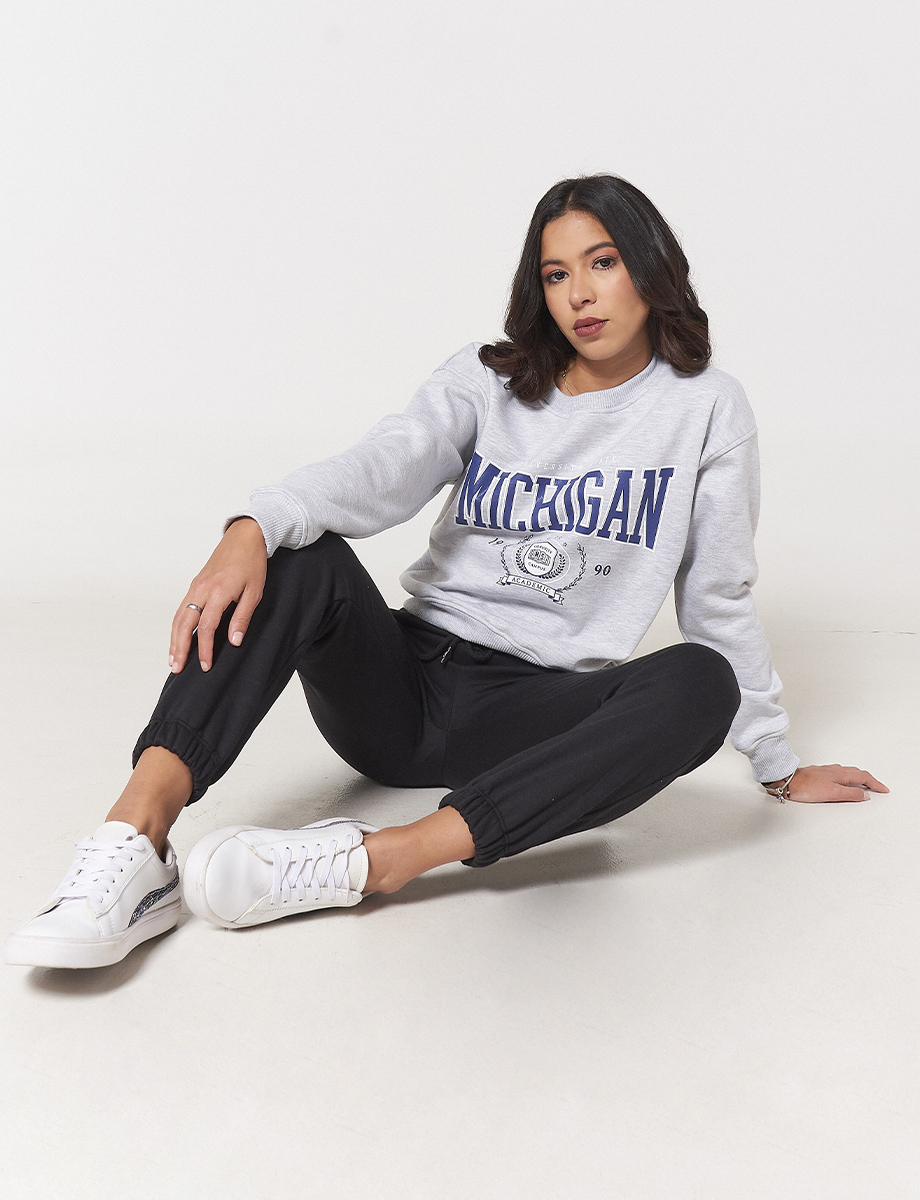 Buzo Oversize Gris