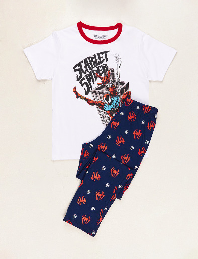Pijama Spider Camiseta + Pantalón