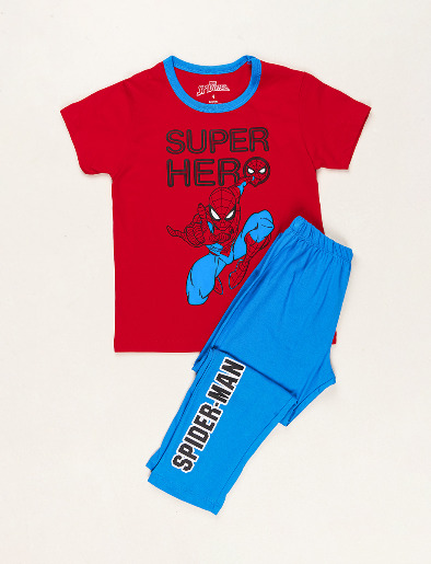 Pijama Camiseta + Pantalón Super Hero