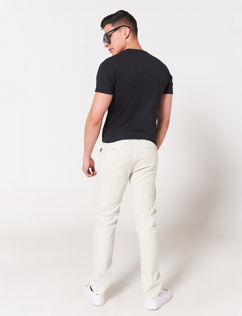 Pantalón Chino Blanco